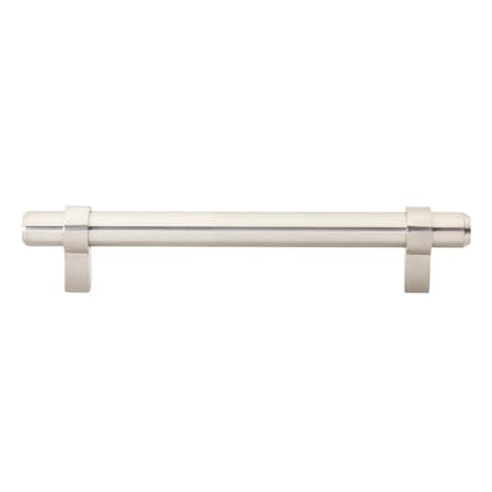 Gliderite Hardware 5-1/16 in. Center to Center Satin Nickel Solid Steel Bar Pull - 4007-128-SS 4007-128-SS-1